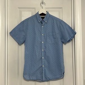 DENIM&FLOWER MENS S SLIM FIT DRESS SHIRT